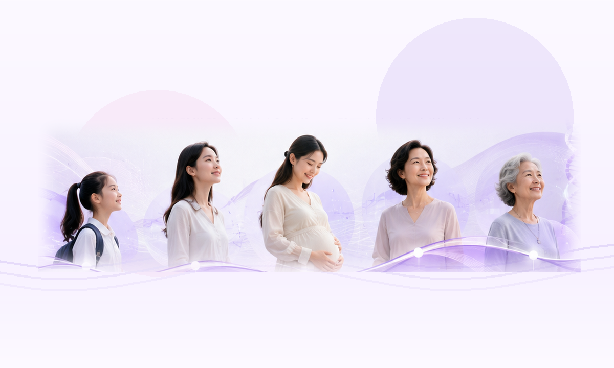 Women across life stages for the EUCA Women health diary
